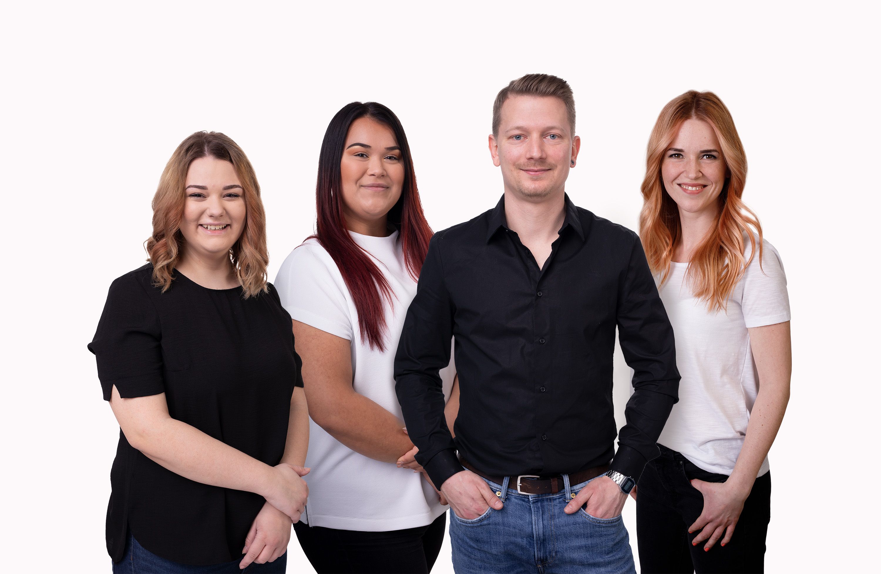 Das Team von Frisör Schiemer in Niedernhausen, 4 Personen